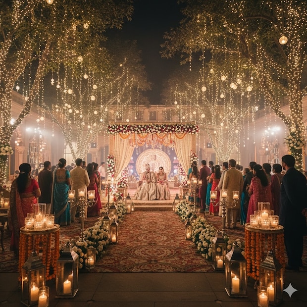 भारतीय विवाह पद्धतीमध्ये, विशेषतः उत्तर भारतात आणि महाराष्ट्राच्या काही भागांमध्ये, रात्रीच्या वेळी विवाह सोहळा आयोजित करण्याची परंपरा आहे. पण यामागचं नेमकं कारण काय? या प्रथेमागे अनेक धार्मिक, ज्योतिषीय आणि ऐतिहासिक कारणे दडलेली आहेत. दिवसाऐवजी रात्री लग्न करणे शुभ का मानले जाते आणि ही परंपरा कशी सुरू झाली, याबद्दल जाणून घेऊ.