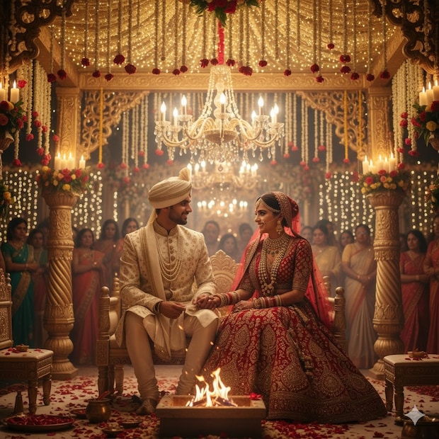 भारतीय संस्कृतीत चंद्राला शीतलता, प्रेम आणि शांततेचे प्रतीक मानले जाते. रात्रीच्या वेळी चंद्रबळ अधिक प्रभावी असते, ज्यामुळे वधूच्या भावी वैवाहिक जीवनात शीतलता, शांतता आणि प्रेम टिकून राहते, असा समज आहे.