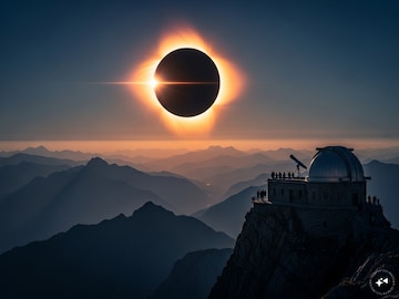 नवीन वर्ष 2026 मध्ये दोन सूर्यग्रहणं आणि दोन चंद्रग्रहणं; भारतात किती दिसणार? नवीन वर्ष 2026 मध्ये दोन सूर्यग्रहणं आणि दोन चंद्रग्रहणं; भारतात किती दिसणार?