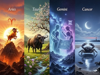 मेष वृषभ मिथुन कर्क राशींचे साप्ताहिक राशीभविष्य; आनंदी-आनंदाचे प्रसंग, अर्थलाभ