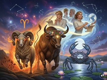 मेष, वृषभ, मिथुन, कर्क राशींचे मासिक राशीभविष्य; डिसेंबर महिन्यात अनपेक्षित घटना मेष, वृषभ, मिथुन, कर्क राशींचे मासिक राशीभविष्य; डिसेंबर महिन्यात अनपेक्षित घटना