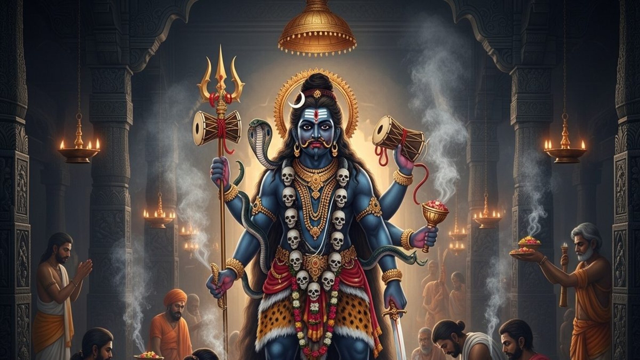 Kaal Bhairav Jayanti 2025: काळभैरव जयंती! महादेवाच्या रौद्र अवताराची अशी केली जाते पूजा; विधी अन् शक्तिशाली मंत्र