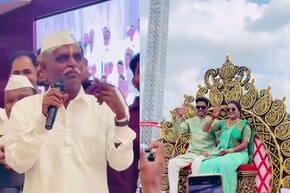 इंदुरीकर महाराजांच्या लेकीचा शाही साखरपुडा,पण देशमुखांच्या 'या' कृतीने जिंकलं मन