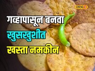 khasta namakeen : मैदा नाही तर गव्हाच्या कणकेपासून 10 मिनिटात बनवा खस्ता नमकीन; एकदा नक्की ट्राय करून पाहा ही रेसिपी Video