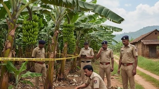 जळगावात केळीच्या बागेत भयानक कांड, पोलिसांना टिप मिळाली, दृश्य पाहून पायाखालची जमीन सरकली! (AI Image)