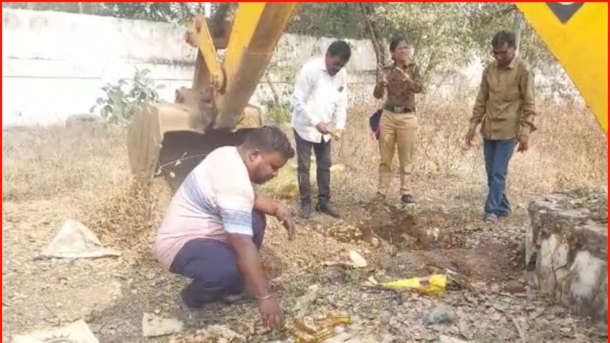 बाटली आडवी, दारूवर फिरवला जेसीबी, जालना पोलिसांची मोठी कारवाई