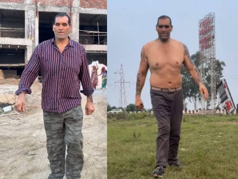 एकेकाळी WWE मध्ये वर्चस्व गाजवणारा खली आता खूप शांत आयुष्य जगत आहे. खलीचा एक फोटो सध्या समोर आला आहे, जो पाहून त्याला ओळखणंही अनेकांना कठीण झालं आहे.