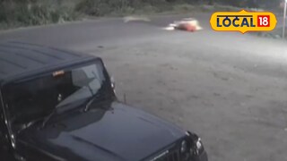 leopard hits motorcycle on Nagar-Kalyan highway