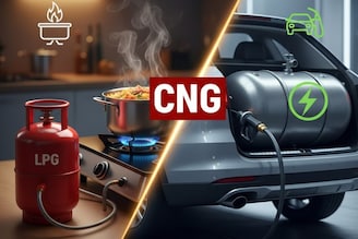 LPG किंवा CNG दोन्ही पण गॅसच, मग जेवण आणि वाहनांसाठी कोणतंही वापरलं तर चालतं का?