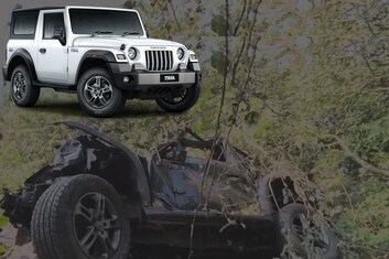 Mahindra Thar ताम्हिणी घाटात चक्काचूर कशी झाली? Thar ला किती सेफ्टी रेटिंग?