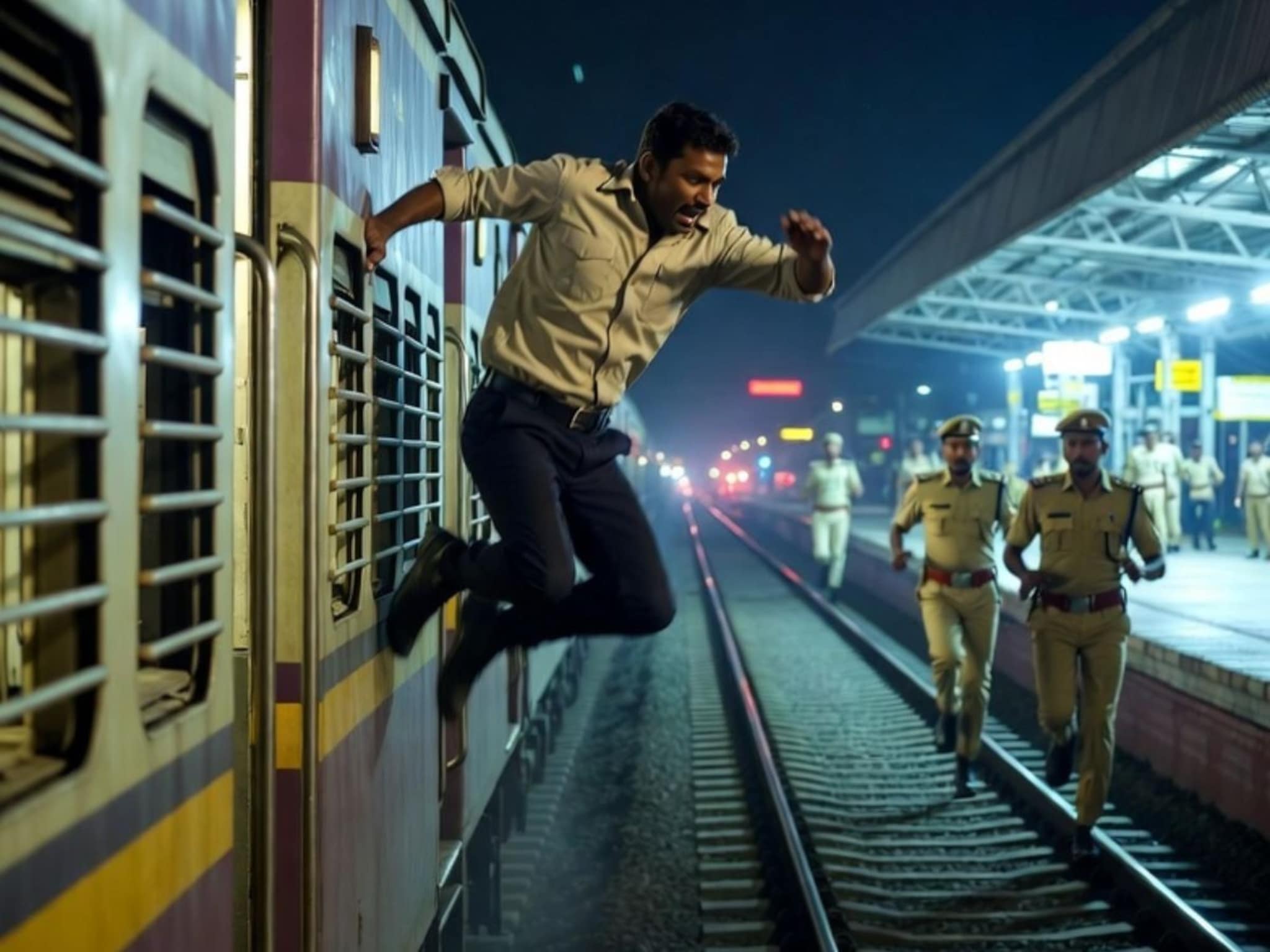 पोलिसांना चकवा देत धावत्या रेल्वेतून मारली उडी, मुंबईजवळ आरोपीचा भयंकर मृत्यू