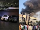 नागपूरमध्ये अग्नितांडव,शोरूमच्या काचा फोडून मर्सिडीज गाड्या काढल्या बाहेर,PHOTOS