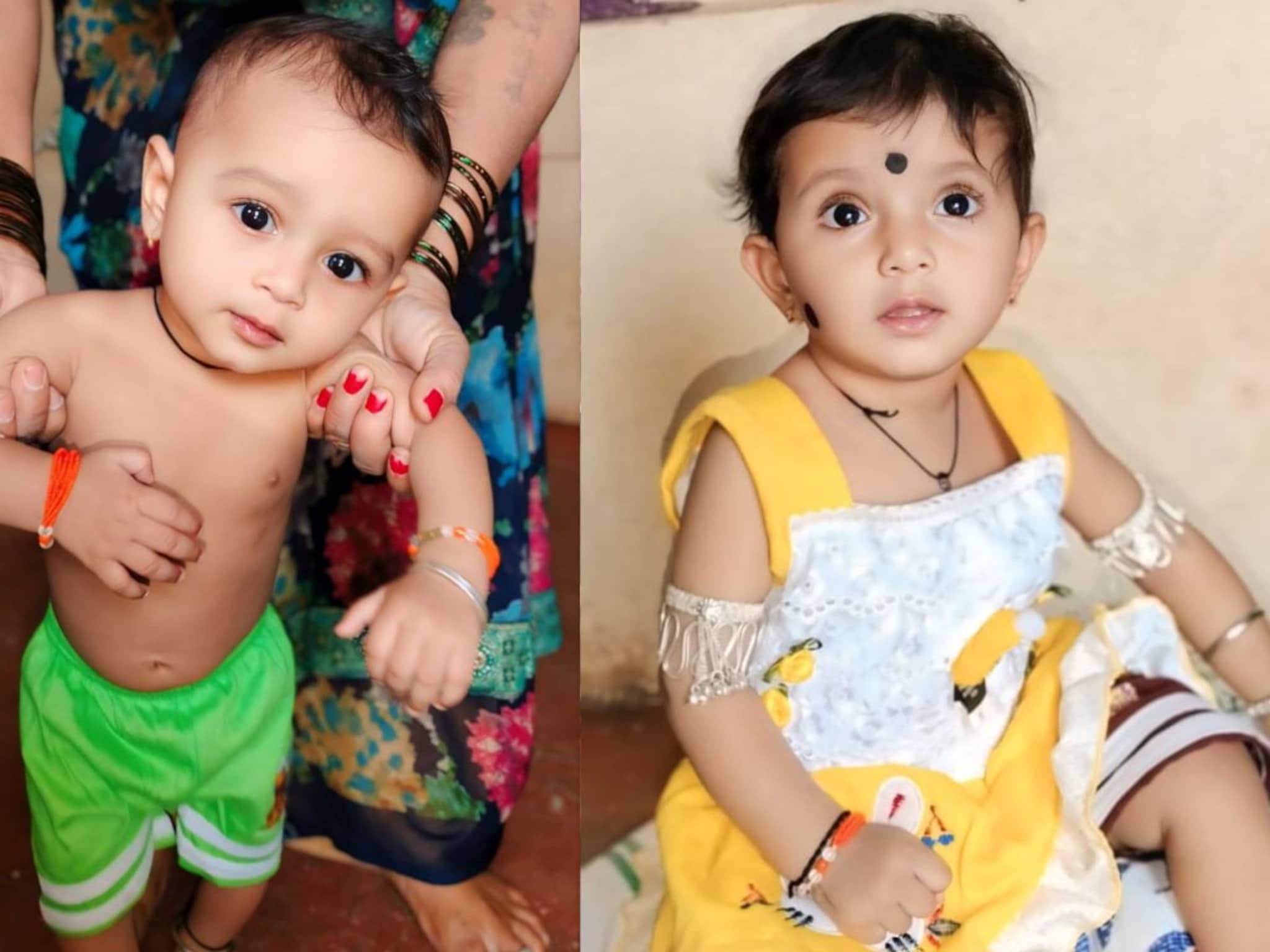 Nanded: 2 वर्षांची श्रावणी आणि स्वस्तिक घराजवळ खेळताना कुठे दिसेना, घराजवळचं दृश्य पाहून गावं रडलं