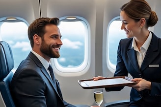 बॉडी पाहताच खूश झाली एअर हॉस्टेस! पुरुष प्रवाशाला दिली अशी ऑफर, ऐकून तोही स्तब्ध