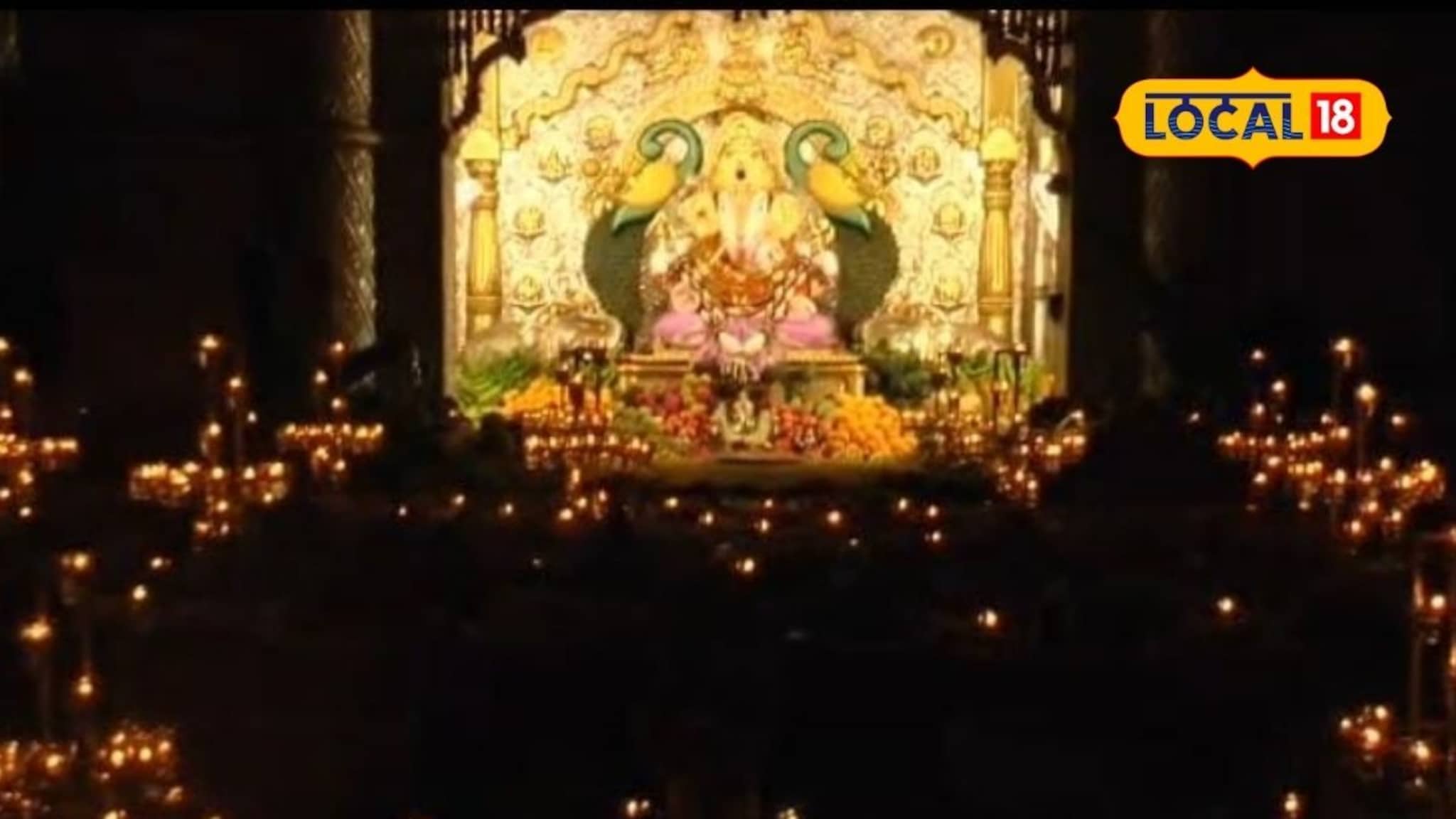 तब्बल 1 लाख 25 हजार दिवे, त्रिपुरारी पौर्णिमेनिमित्त उजळले दगडूशेठ गणपती मंदिर, दीपोत्सवाचा खास Video