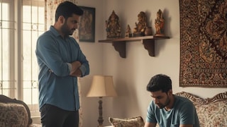 बायकोच्या मोबाईलमध्ये पाहिले भावाचे मेसेज, दिसता क्षणी भावाला भोसकलं, कात्रजच्या घाटात मृतदेह फेकला (AI Image)