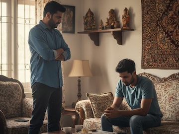 बायकोच्या मोबाईलमध्ये पाहिले भावाचे मेसेज, दिसता क्षणी भावाला भोसकलं, कात्रजच्या घाटात मृतदेह फेकला (AI Image)