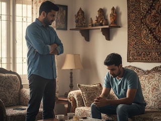 बायकोच्या मोबाईलमध्ये पाहिले भावाचे मेसेज, दिसता क्षणी भावाला भोसकलं, कात्रजच्या घाटात मृतदेह फेकला (AI Image) बायकोच्या मोबाईलमध्ये पाहिले भावाचे मेसेज, दिसता क्षणी भावाला भोसकलं, कात्रजच्या घाटात मृतदेह फेकला (AI Image)