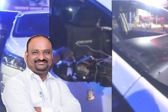 चाकू, विटा अन् रक्त, बीडमध्ये शरद पवार गटाच्या नेत्यावर हल्ल्याचे PHOTOS