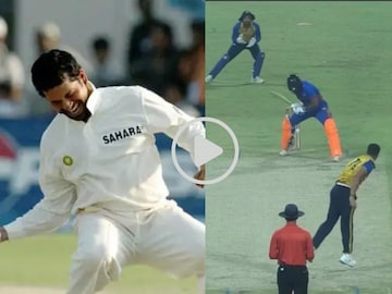 21 वर्षांनी पुन्हा आठवला मोईन खान, सचिनप्रमाणेच अर्जुननेही पायाखालून उडवला स्टंप, Video