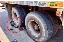 देव तारी त्याला..., कंटेनरखाली सायकलचा चक्काचूर, पण वाहतूक पोलिसांनी असा वाचवला जीव...