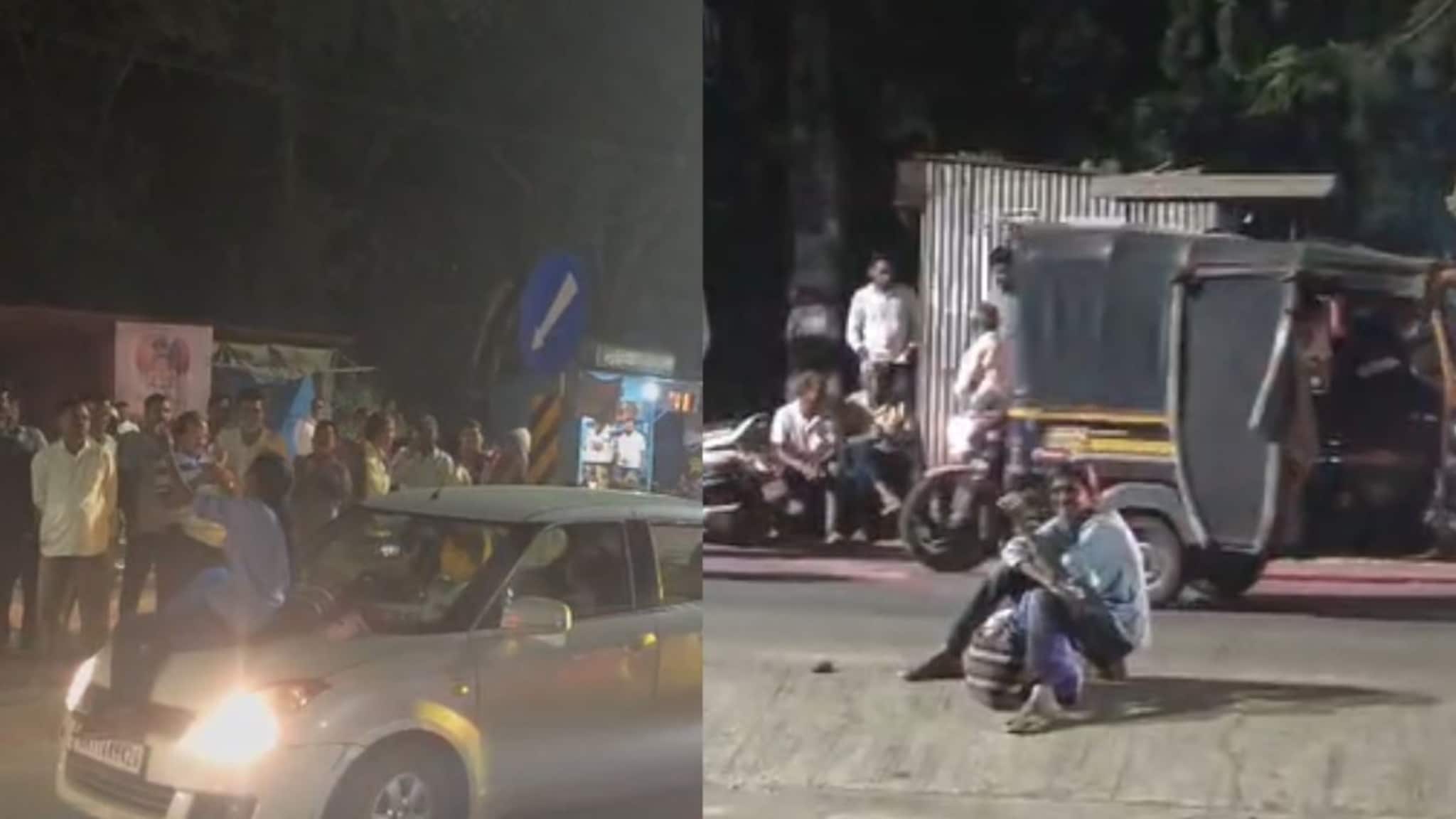 VIDEO : कधी रस्त्यावर तर कधी कारच्या बोनेटवर, दारू पिऊन तरूणीचा रस्त्यावर धिंगाणा, साताऱ्यात धक्कादायक घटना