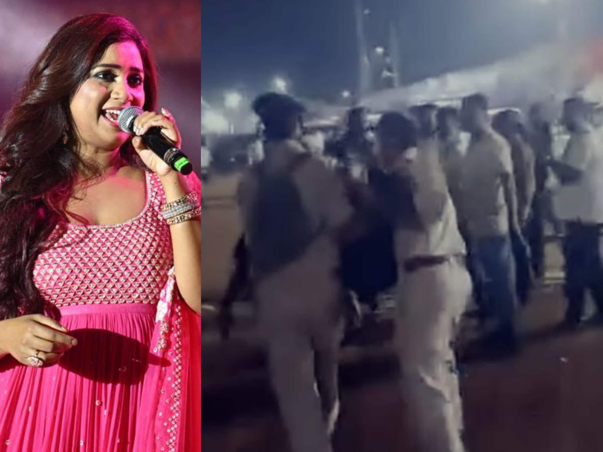 Shreya Ghoshal : श्रेया घोषालच्या कॉन्सर्टमध्ये चेंगराचेंगरी, गर्दी आऊट ऑफ कंट्रोल, काही जण बेशुद्ध