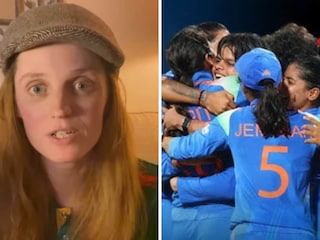 'तुमच्यासाठी सचिन-रोहित आले, पण...', फायनलनंतर दक्षिण आफ्रिकन अभिनेत्री भडकली, जगभरात Viral होतोय Video 'तुमच्यासाठी सचिन-रोहित आले, पण...', फायनलनंतर दक्षिण आफ्रिकन अभिनेत्री भडकली, जगभरात Viral होतोय Video