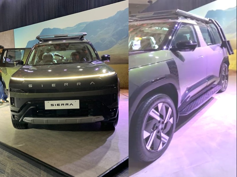 Tata Sierra ROQ च्या बाहेरील बाजूला डॅशबोर्डवरच SIERRA बॅजिंग असलेली जाड ब्लॅक प्लेक, बंपर आणि व्हील आर्चवर जाड मॅट क्लॅडिंग  आणि मजबूत ब्लॅक साईड स्टेप्स यांचा समावेश आहे.