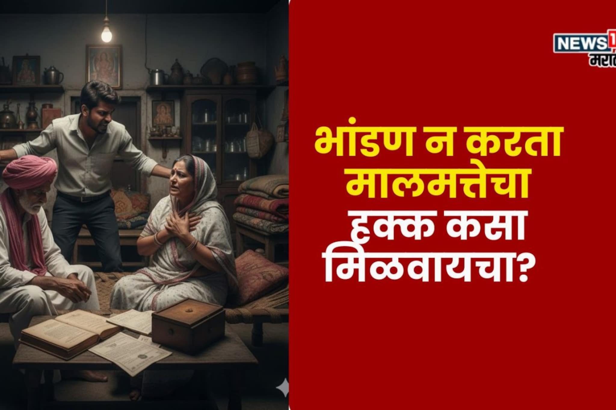 कौटुंबिक वाद न घालता जमीन मालमत्ता वाटणीत स्वत:चा हक्क कसा मिळवायचा? कौटुंबिक वाद न घालता जमीन मालमत्ता वाटणीत स्वत:चा हक्क कसा मिळवायचा?