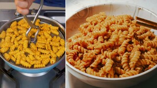 बटाटा आणि बेसन पास्ता