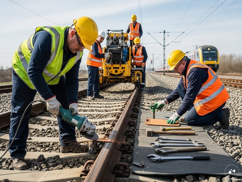 रेल्वे नियमित तपासणी आणि मेंटेनेंस करते. ट्रॅकची वेळोवेळी तपासणी केली जाते. जमिनीवर टाकले जाते आणि दुरुस्ती केली जाते. या प्रक्रियेदरम्यान किरकोळ गंज काढून टाकला जातो, ज्यामुळे पुढील नुकसान टाळता येते.