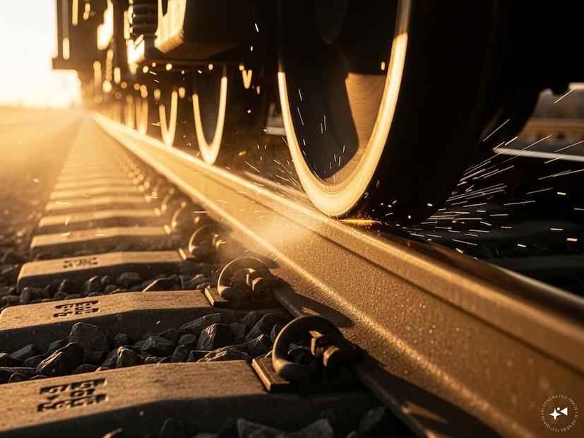 सतत भार आणि उष्णता पृष्ठभाग मजबूत करते. लाखो किलोग्रॅम वजनाच्या गाड्या ट्रॅकवर दबाव आणतात. हा दाब आणि उष्णता स्टीलच्या पृष्ठभागावर जाडपणा आणते, ज्यामुळे गंज तयार होण्याची जागा कमी होते.