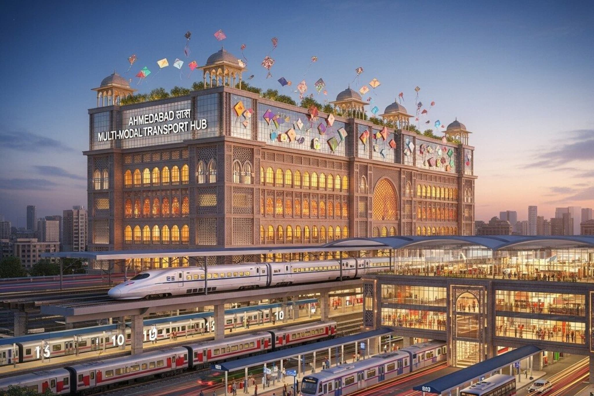 'हे' आहे 16 मजल्यांचं भारतातील एकमेव रेल्वे स्टेशन! पाहा आहे तरी कुठे