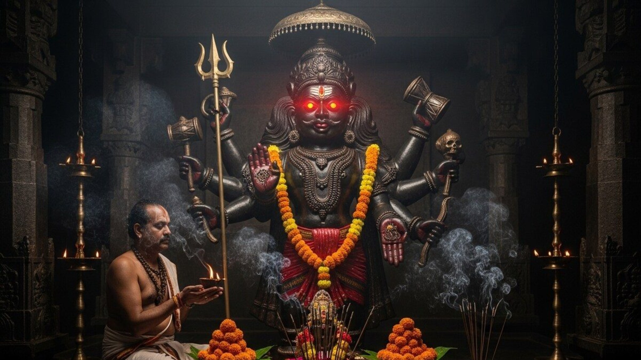 Kalashtami December 2025: प्रीति योगात डिसेंबरची कालाष्टमी; काळभैरवाच्या पूजेची सुवर्णसंधी, इतक्या गोष्टींमध्ये लाभ