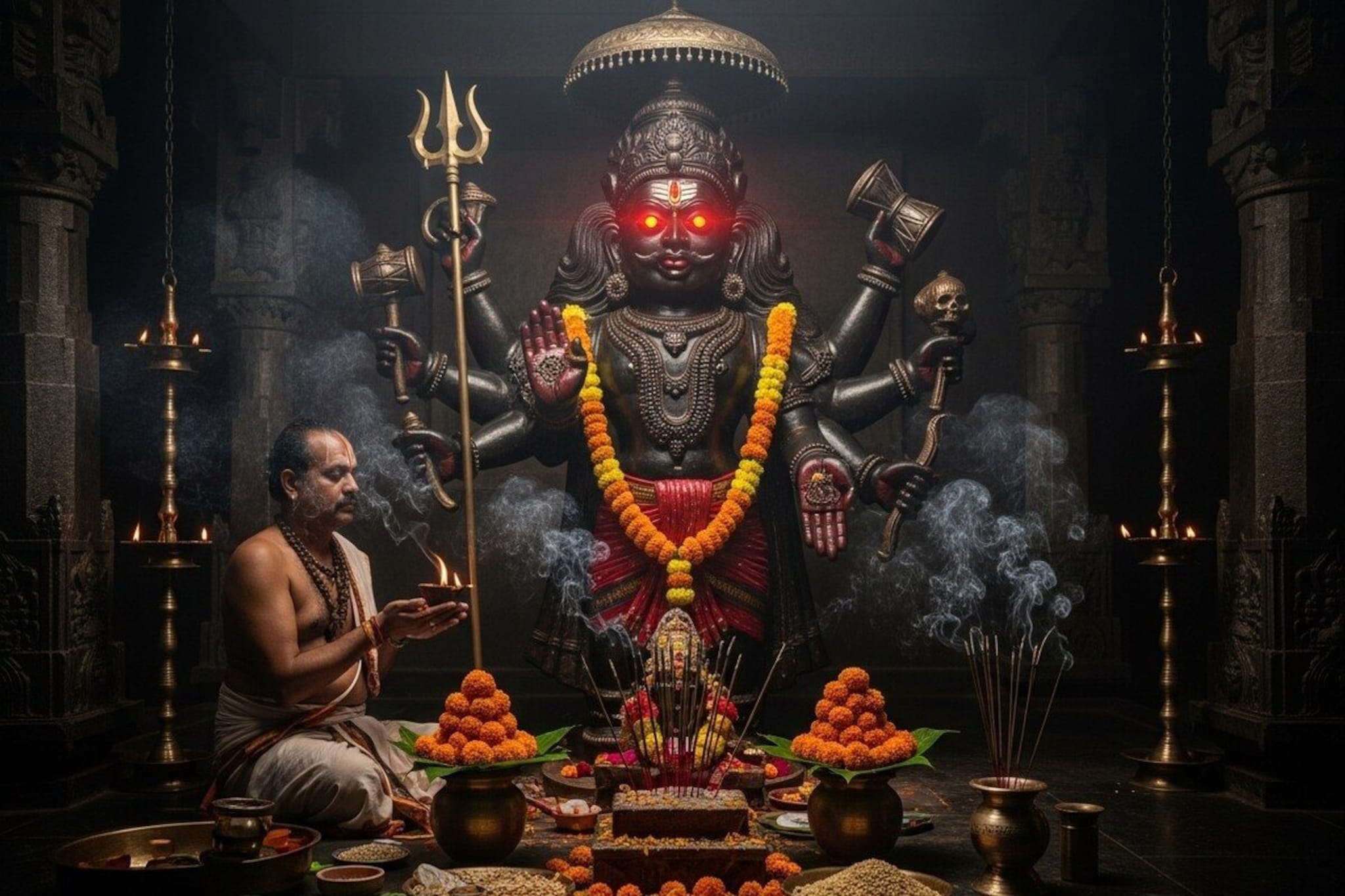 प्रीति योगात डिसेंबरची कालाष्टमी; गुरुवारी काळभैरवाच्या पूजेची सुवर्णसंधी प्रीति योगात डिसेंबरची कालाष्टमी; गुरुवारी काळभैरवाच्या पूजेची सुवर्णसंधी