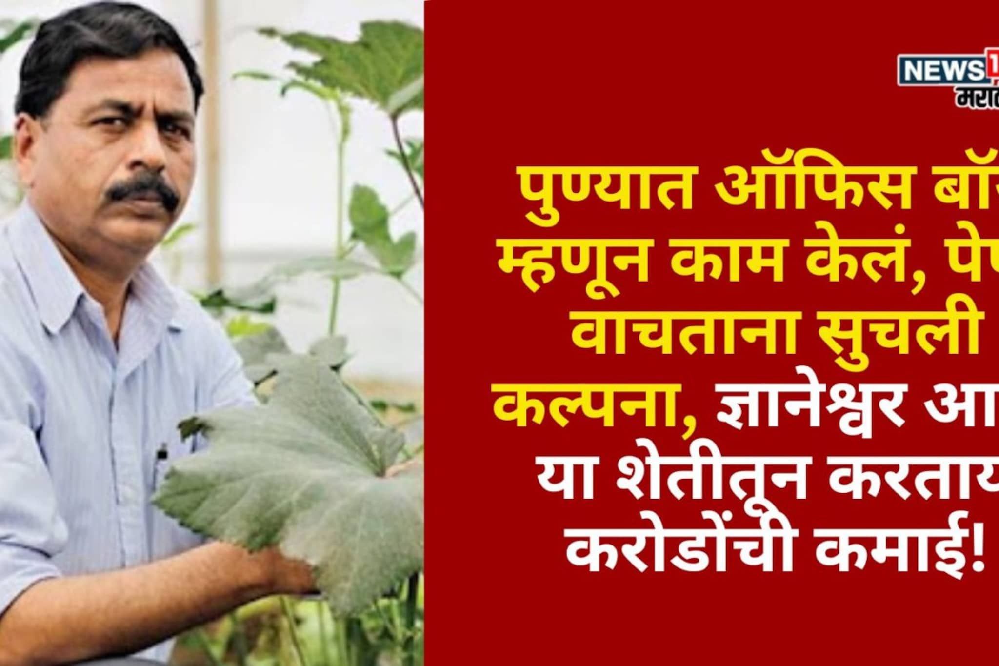 पुण्यात ऑफिस बॉय म्हणून काम केलं,एका निर्णयाने शेतकरी झाला लखपती