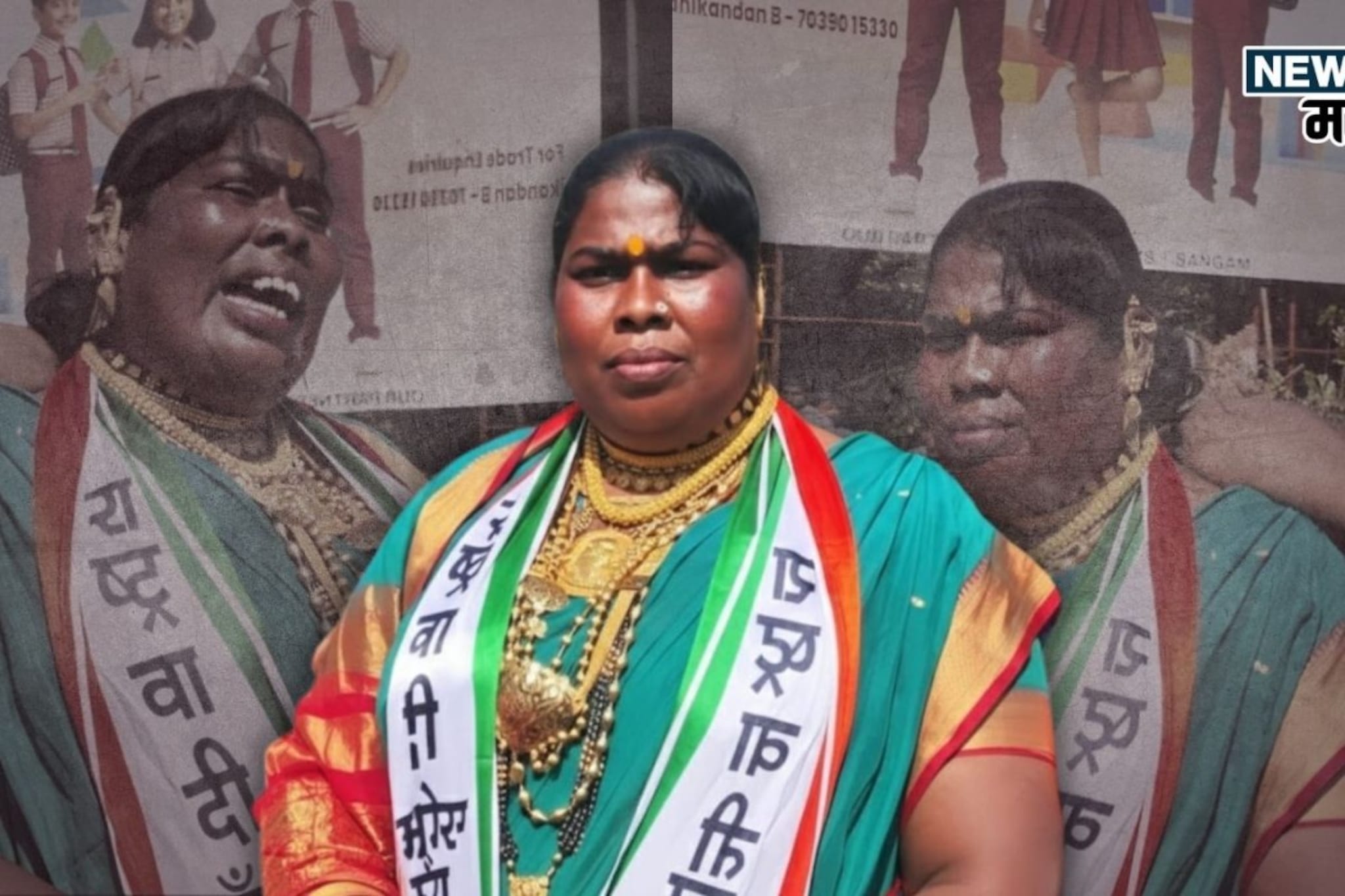 कपाळी चंदनाचा टिळा, अंगावर  सोन्याचा लखलखाट, तिकीटासाठी अबोली अक्क अजितदादांकडे