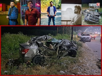 कारचे दरवाजे तोडून काढले मृतदेह, 4 डॉक्टरांवर काळाचा घाला, मध्यरात्री काय घडलं