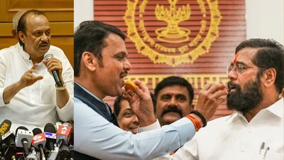 अजित पवार-देवेंद्र फडणवीस-एकनाथ शिंदे