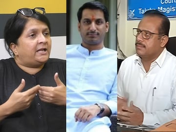 अंजली दमानिया-पार्थ पवार-तहसीलदार सूर्यकांत येवले