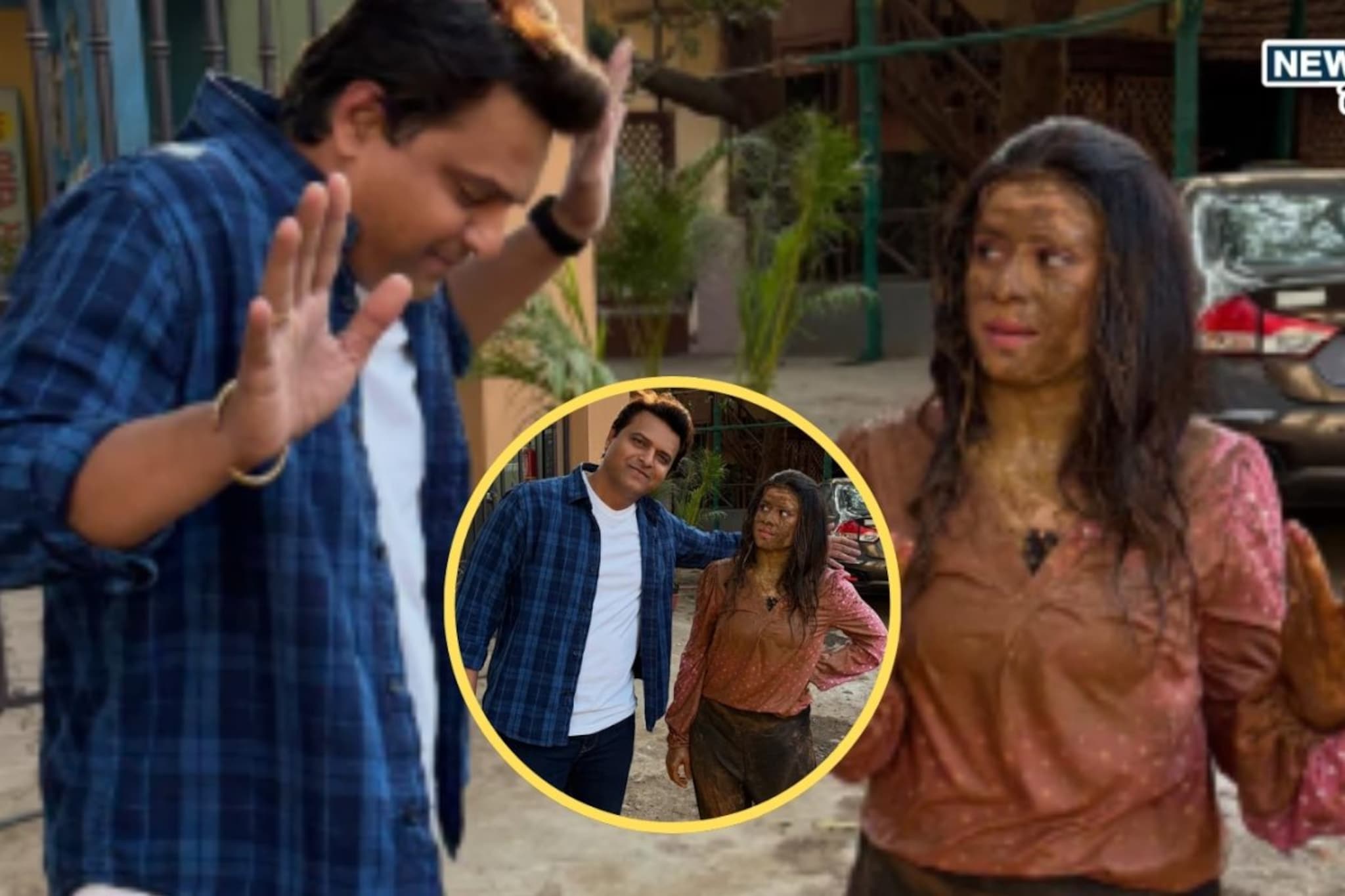 चिखलात माखली, गुडघे फोडून घेतले; शूटिंगदरम्यान भान विसरली अभिनेत्री,ओळखणंही कठीण