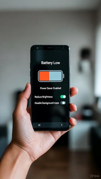 अँड्रॉईडमध्ये नॉर्मल बॅटरी सेव्हरमध्ये 20%–30% पर्यंत पॉवर बचत होते. तर अल्ट्रा किंवा एक्स्ट्रीम मोडमध्ये  50% ते 70% पर्यंत पॉवर वाचते. सॅमसंग, ओपो, विवो, झिओमी सारखे  काही ब्रँड्सवर अल्ट्रा मोडने फोन 12–24 तास जास्त चालतो, अगदी 5–10% बॅटरी शिल्लक असली तरी. (सर्व फोटो : AI Generated)