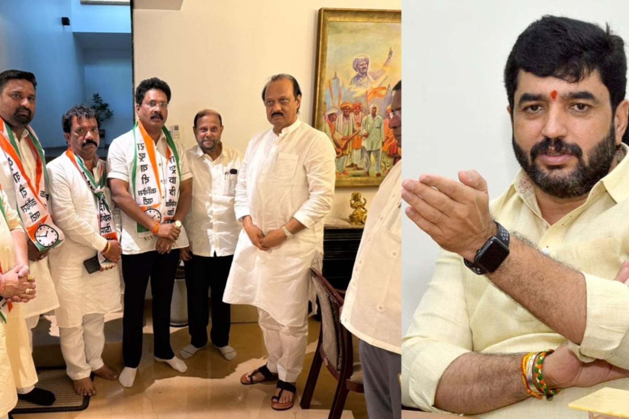 पुण्यात भाजपला हादरा, पहिली बंडखोरी, धनंजय जाधव अजितदादांच्या राष्ट्रवादीत!