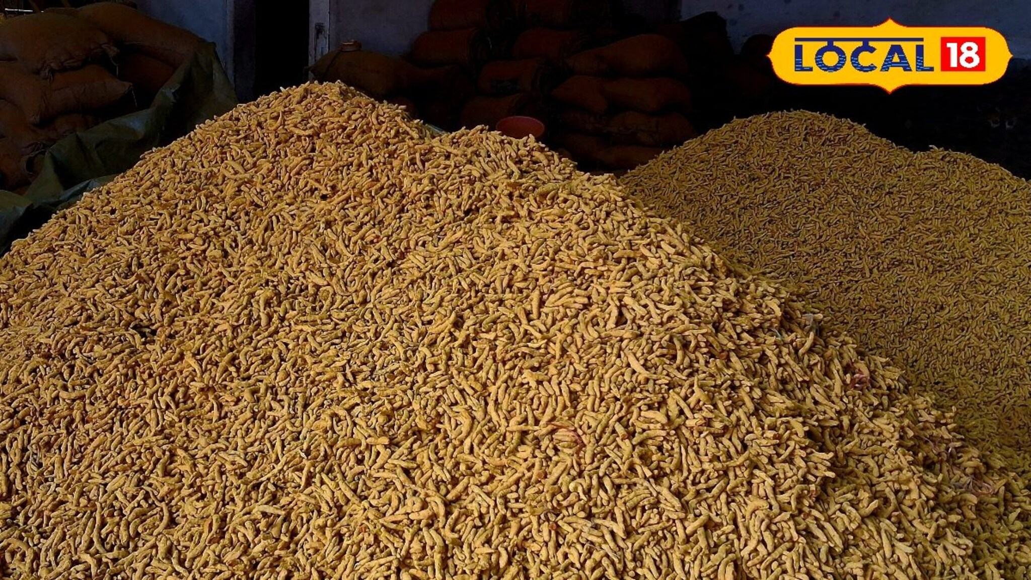 शेतकऱ्यांसाठी गुड न्यूज, हळदीच्या दरात मोठी तेजी, हे आहे भाव वाढीचे कारण Video