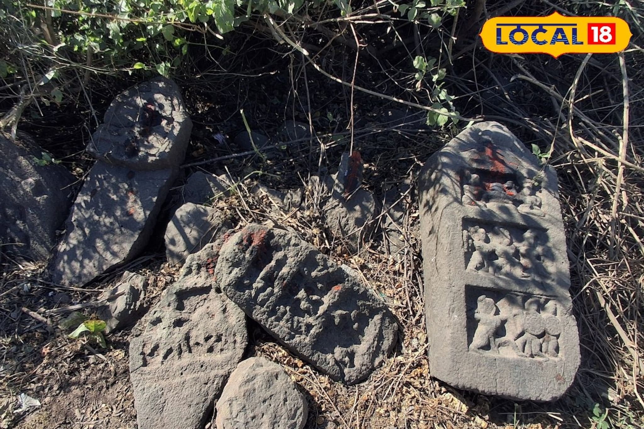 या गावात सापडला 800 वर्षांपूर्वीच्या इतिहासाचा 'साक्षीदार',गावकऱ्यांची एकच गर्दी