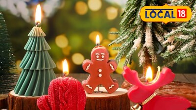 ख्रिसमसच्या पार्श्वभूमीवर बदलापूरमध्ये आकर्षक कँडल्सची रेलचेल.