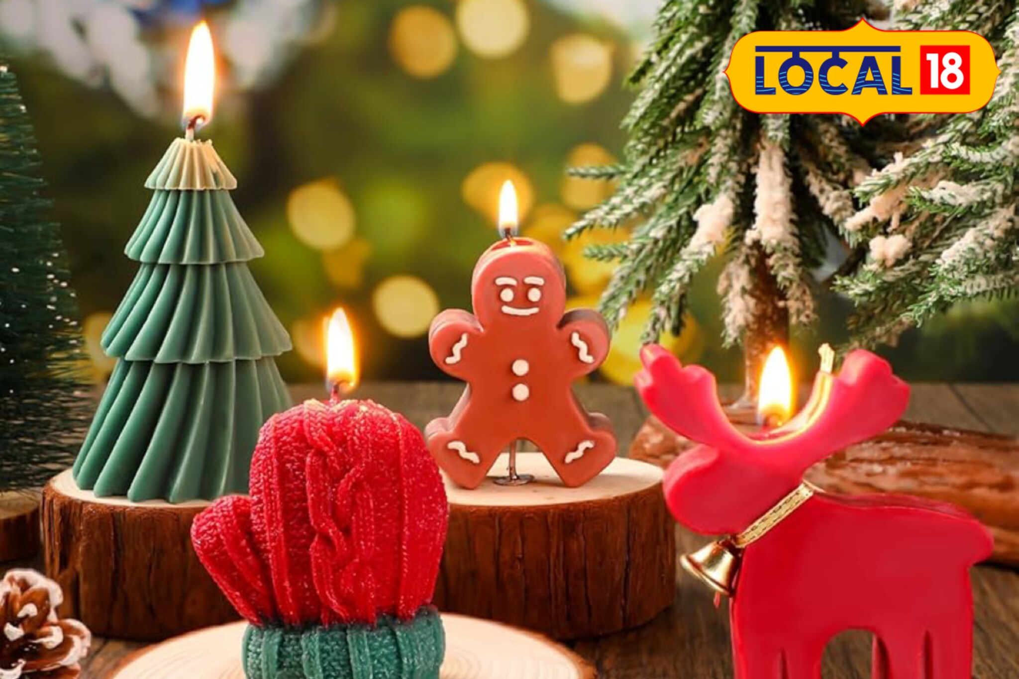 ख्रिसमससाठी आकर्षक कँडल्स, मिळतायत फक्त 50 रुपयांपासून, ठाण्यात इथं करा खरेदी