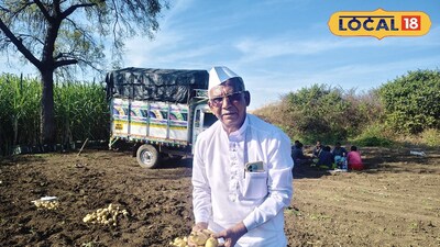 निसर्गाच्या लहरीपणाने बटाटा शेती डबघाईला; देवराव राऊतांच्या हातात निराशाच, 80 हज