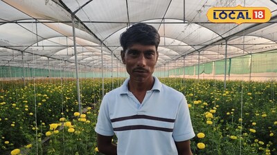 20 गुंठ्यात झेंडू, थेट नागपूर–मुंबईला पार्सल; प्रभाकर जाधवांना 3 लाखांचे उत्पन्न